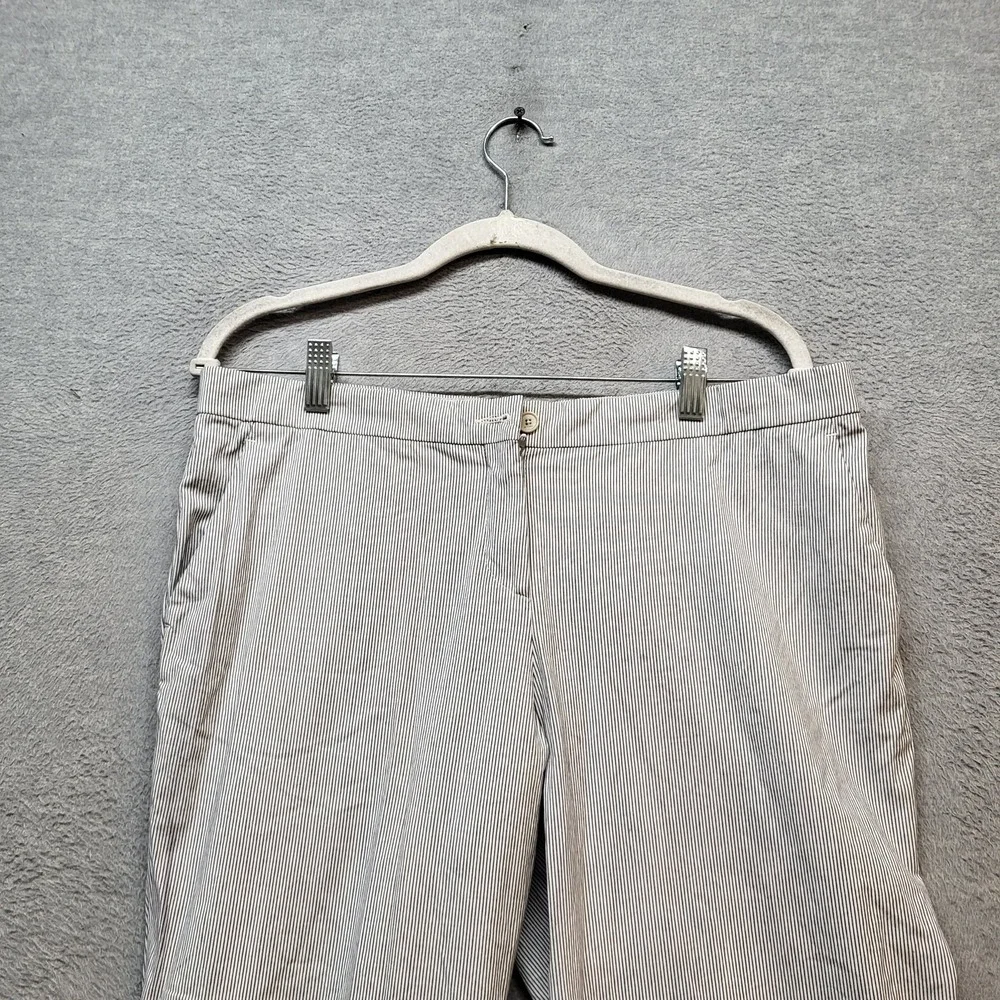 Etro Men Pants 46 Gray Striped Dress Pants 28